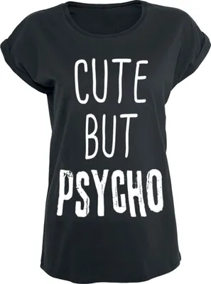 Produktbild von Cute But Psycho T-Shirt Damen Cute But Psycho schwarz L