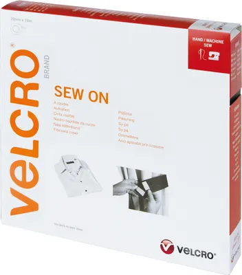 Immagine prodotto di VELCRO® Nastro con gancio e anello per cucire, gancio e anello 20 mm x 10 m Beige (215)