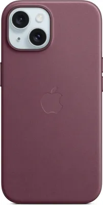 Zdjęcie produktu dla Apple FineWoven Backcover MagSafe dla Apple iPhone 15 - Mulberry