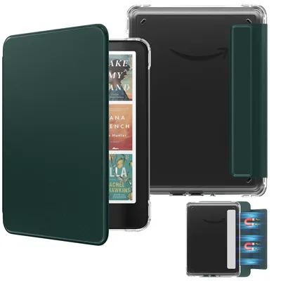 Produktbild von MoKo Magnetische Hülle für Kindle Paperwhite 12. Gen & Colorsoft,Nachtgrün
