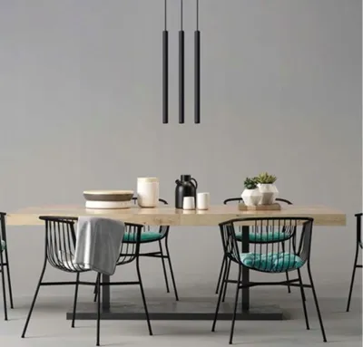 Zdjęcie produktu dla Lampa wisząca LANGI czarna 3xG9x10W metal wym:105x50x30cm IP20 Lampex