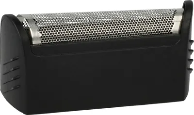 Produktbild von vhbw 1x Scherfolie kompatibel mit Braun 2040, 2060, 2035, 1509, 1512, 1507s, 1508, 1013, 1013s, 1008, 1012 Elektrorasierer + Rahmen, schwarz/silber