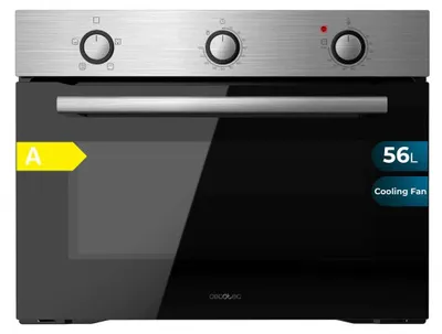 Obrázok produktu pre Cecotec Vstavaná konvenčná rúra, 45 cm Bolero Hexa C134500 Inox A. 2600W, objem 56 l, Nízka spotreba