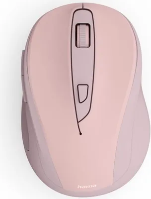 Image de Souris optique ss fil 6 boutons "WM-400", silencieuse, Rose