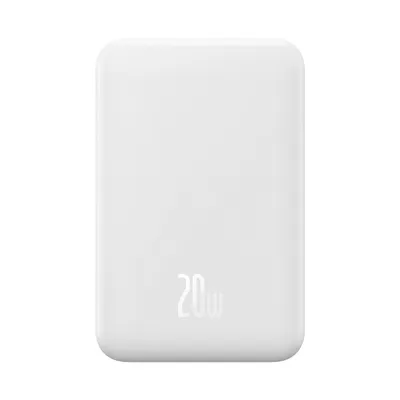 Produktbild von Baseus Magnetic Mini, 20000 mAh, Power Delivery, Kabelloses Aufladen, 20 W, Weiß