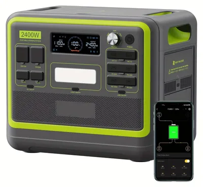 Immagine prodotto di Generatore solare - Centrale di energia - Alimentazione elettrica mobile - Generatore portatile - Batteria LiFePO4