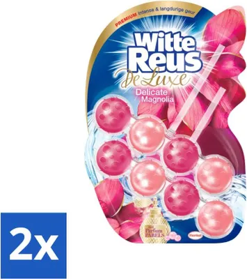 Image de Bloc WC géant blanc Deluxe Delicate Magnolia 2 pièces - pack avantage - 2 pièces