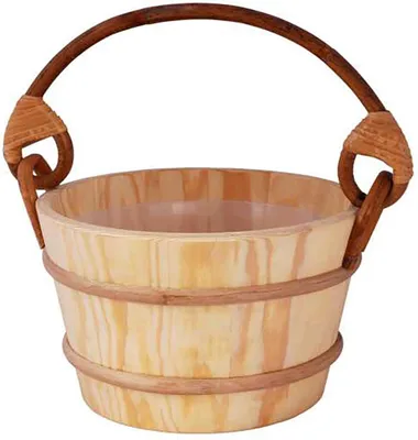 Image de Seau en bois Sawo 341-P 4 l