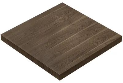 Produktbild von KPY | Bistro Tisch | B:T 80 x 80 cm | H 46 cm | Walnuß | Gestell: Schwarz | Bistrotisch Gastro Tisch