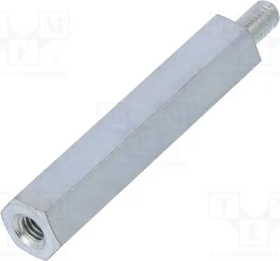 Produktbild von 10x Distanzmuffe mit Gewinde Außengew: M3 30mm Innengew: M3 225X30 Distanzelement