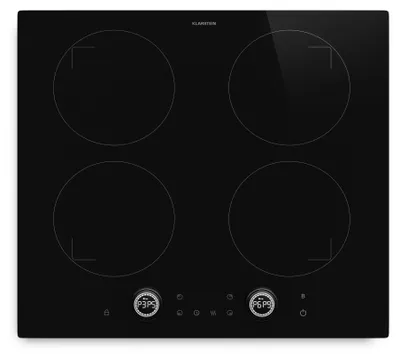 Image de Klarstein Neotouch Table de cuisson à induction - Table de cuisson à induction 4 zones 7200 W Boost, commandes tactiles & par boutons, verrouillage parental, protection contre la surchauffe