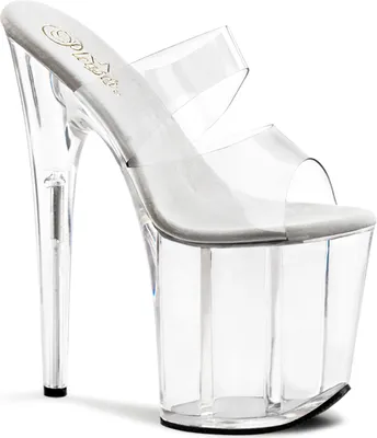 Produktbild von FLAMINGO-802 Damen Slipper von Pleaser, Transparent  , EU 38, US 8