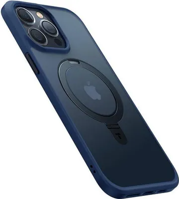 Produktbild von Torras Handyhülle UPRO Ostand Matte für iPhone 15 PRO (blau)