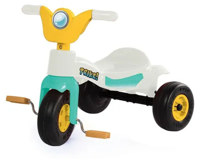 Produktbild von Dolu Trike Driewieler Wit/Blauw/Geel 49x42x60cm
