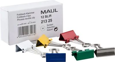 Obrázok produktu pre MAUL 21325-99 12x skladacie svorky