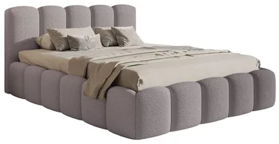 Produktbild von Selsey Cloudy II - Polsterbett mit Lattenrost und Bettkasten, taupe, 180x200 cm