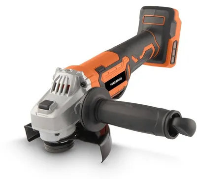 Obrázok produktu pre Akumulátorová bezkefová uhlová brúska - POWERPLUS - POWDP35160 - 20 V - Brúsny kotúč Ø 125 mm