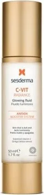 A product shot of a bottle of Sesderma C-Vit Radiance Glowing Fluid.