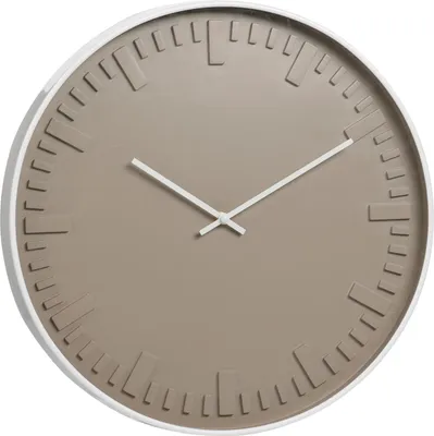 Obrázok produktu pre Elegantné nástenné hodiny s bielym rámom, Ø 40 cm