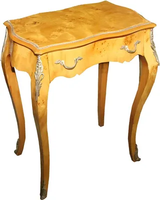 Produktbild von Casa Padrino Barock Beistelltisch Modell Mahagoni hellbraun 59 x 73 cm - Barock Telefontisch