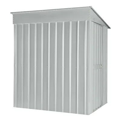 Produktbild von Globel Gerätehaus "Wand-Zierde Lean To 56, silber metallic