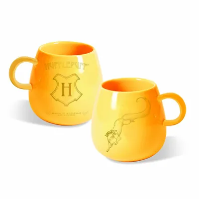 Produktbild von Harry Potter-Tasse mit Hufflepuff-Logo