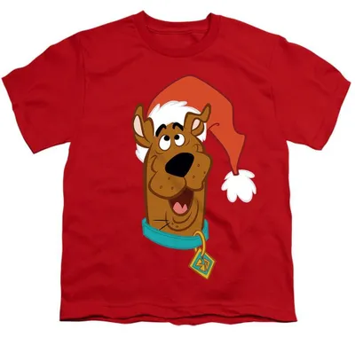 Image de T-shirt Scooby Doo pour enfants, modèle TV36944 (taille 104), couleur rouge