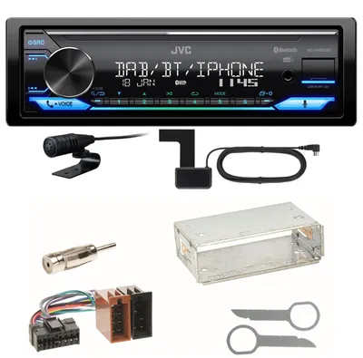 Produktbild von JVC KD-X482DBT Bluetooth Digitalradio Einbauset für Mercedes A C M Klasse