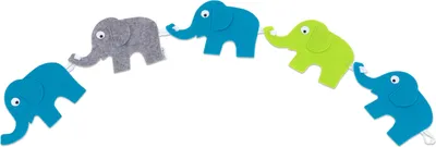 Produktbild von Betzold Elefanten-Parade, Montessori-Lernmaterial für Motorik/Geschicklichkeit