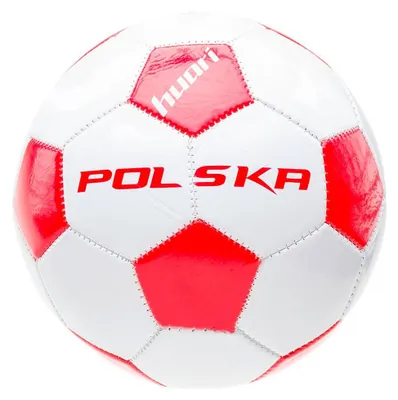 Produktbild von Huari - "Polska" Fußball Logo IG1512 (5) (Feuerrot/Weiß)
