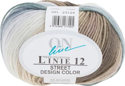 Produktbild von ONline Street Design Color, Linie 12, 50 g, ca. 210 m Farbe 101
