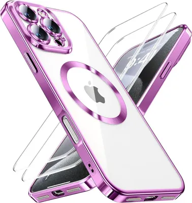 Immagine prodotto di JUESHITUO Custodia 3 in 1 per iPhone 16 Pro - Antiurto - Antigraffio - Nero