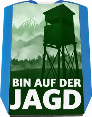 Produktbild von Bin auf der Jagd Parkscheibe für Jäger mit Jägerstand und 2 Einkaufswagenchips