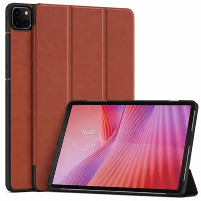 Produktbild von Schutzhülle für Apple iPad Pro 12.9" (2022/2021/2020) 6./5./4. Generation (M2/M1) Smart Cover Schutz Auto Wake Up Sleep Hülle Tasche Etui Case - Braun