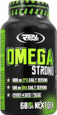 Produktbild von Real Pharm Omega 3 Strong 60 Kaps Zdrowie Dha Epa