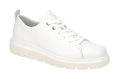 Produktbild von Ecco NOUVELLE Damenschuhe - bequeme Schnür- Halbschuhe weiß Elegant NEU