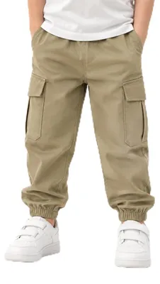Imagen del producto de Pantalón Kinder Cargo - Cintura elástica - Verde