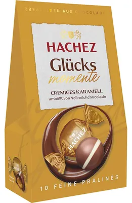Produktbild von Hachez Glücksmomente Cremiges Karamell 112g