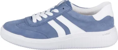 Produktbild von Remonte Damen Retro Sneaker Leder Schnürer D3E00, Größe:37 EU, Farbe:Blau