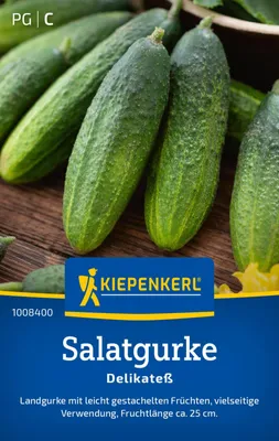 Produktbild von Kiepenkerl Salatgurkensamen Delikateß Cucumis sativus 60 Pflanzen