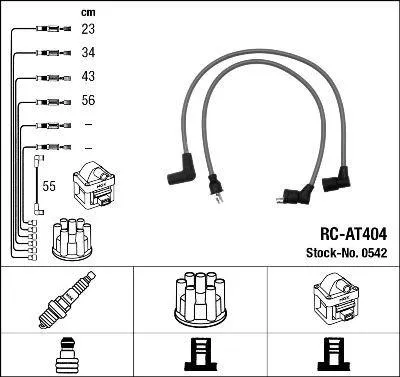 Immagine prodotto di Cavo di accensione - set RC-AT404