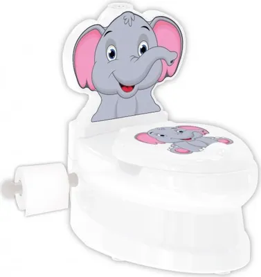 Produktbild von Pilsan Elephant Lerntöpfchen weiß/grau