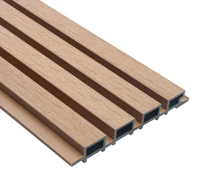 Produktbild von Home Deluxe - WPC Fassadenverkleidung DUVAR - Farbe: Teak, Größe: 20 m² ca. 190 x 21,9 x 2,6 cm, inkl. Montagematerial I Fassadenpaneele Fassadenprofile Hausverkleidung