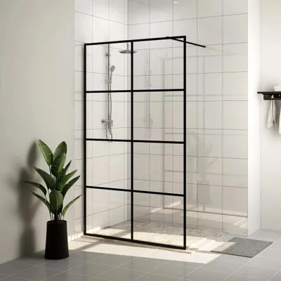 Produktbild von Möbel Duschwand für Begehbare Dusche mit Klarem ESG Glas 90x195 cm - Duschabtrennungen &27315