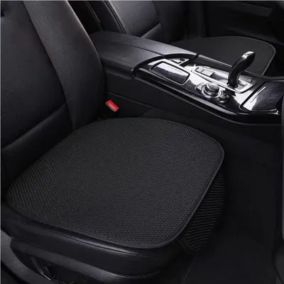 Produktbild von Pack von 2 Auto Sitzkissen, Weich und Bequem, Rutschfest, Schwarz