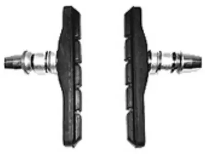 Produktbild von Bremsschuhe PROMAX V-Brake 70 mm Paar – Bremsbeläge für Felgenbremse