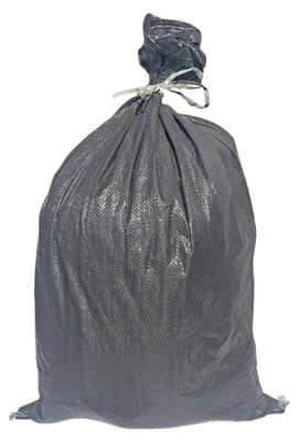 Produktbild von 25x Schwerlastsack Gewebesack Hochwassersack Getreidesack Lagersack PP mit rotem Streifen 500 x 850 mm 30 kg schwarz