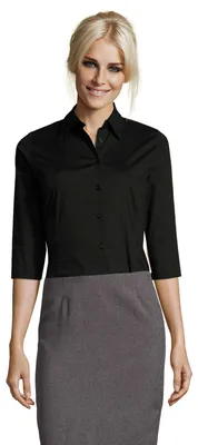 Obrázek produktu pro SOLS - Dámská halenka s 3/4 rukávy LT2015 (XXL) (černá)
