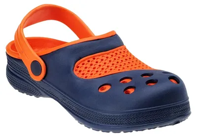 Produktbild von Martes - Kinder Clogs "Jermos" IG5710 (32 EU) (Marine/Orange)