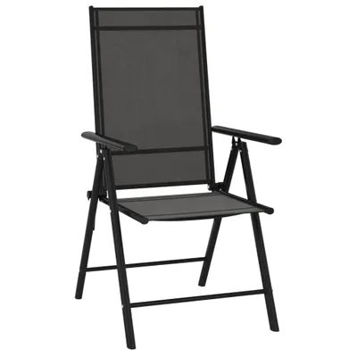 Zdjęcie produktu dla VidaXL 312179, Taras, Aluminium, Tkanina, Czarny, 540 mm, 730 mm, 1070 mm